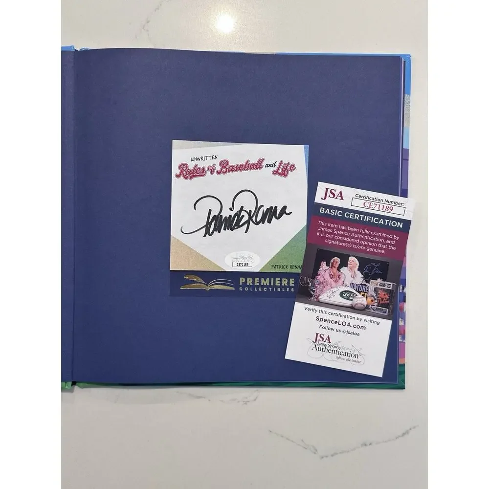 Patrick Renna Signed Unwritten Rules Of Baseball And Life W/ JSA Authenticity